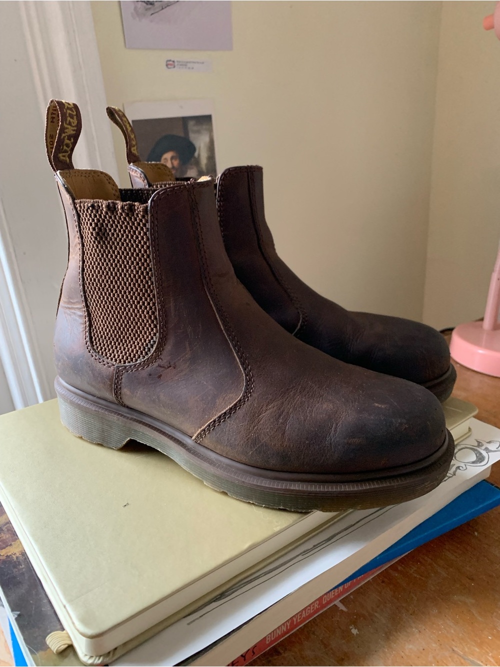 Brown Leather Chelsea Boot Dr Martens size 6